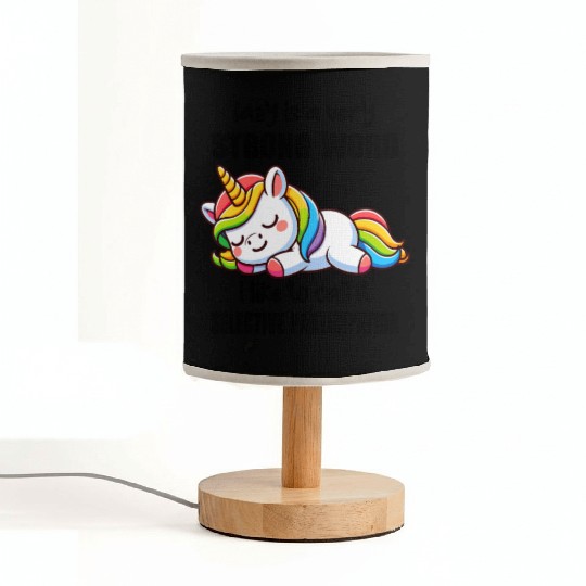 Sleepy Rainbow Unicorn Fabric Lamps