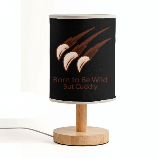 Born to Be Wild – But Cuddly Cuddles with Claws Fabric Lamps