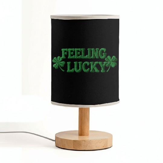 Feeling Lucky Shamrocks Clover Fabric Lamps