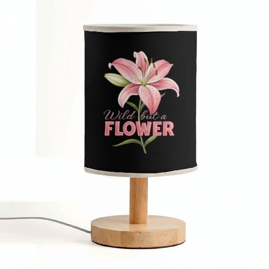 huge lily rose design Fabric Lamps