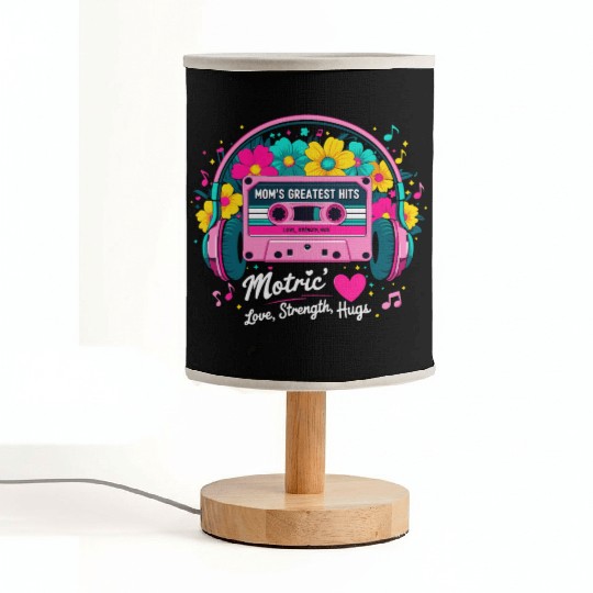 Retro Mom Mixtape Fabric Lamps - Mother’s Day Nostalgia