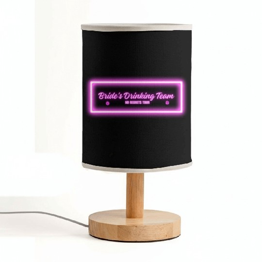 Bride's Drinking Team – No Regrets Tour Fabric Lamps