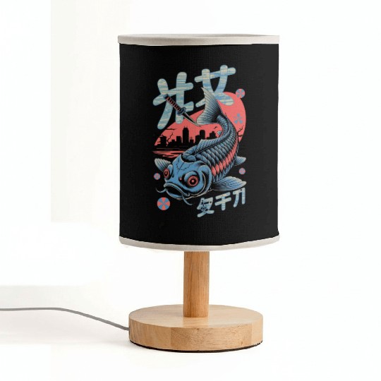 Cyber Koi – Urban Samurai Style Fabric Lamps