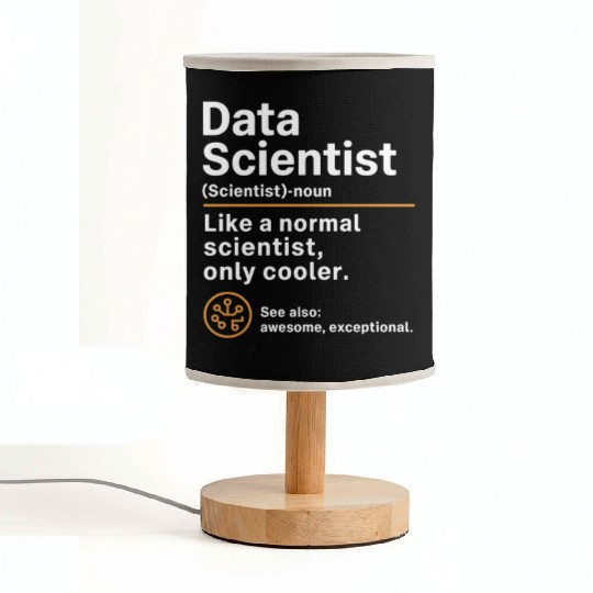 Computer Geek Data Scientist Fabric Lamps