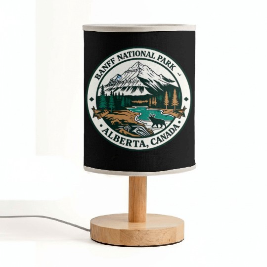 Banff National Park Alberta Canada Fabric Lamps