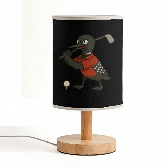 Angry Golf Loon Fabric Lamps
