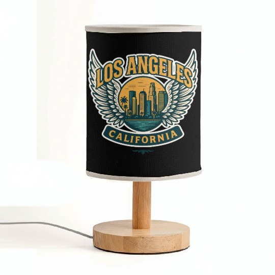 Los Angeles California Fabric Lamps