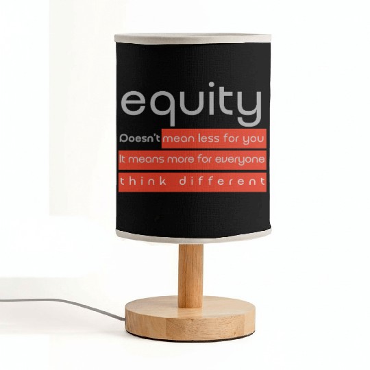 Talk Equity [grey] Fabric Lamps
