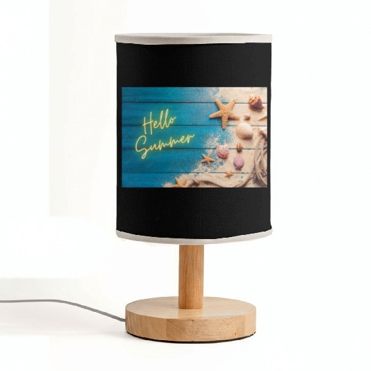 Hello Summer 2025 Fabric Lamps – Beach Vibes & Neon Glow