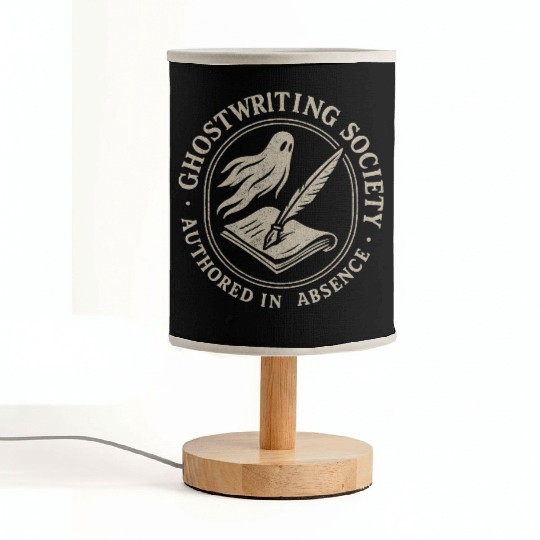 Ghostwriting Society Fabric Lamps