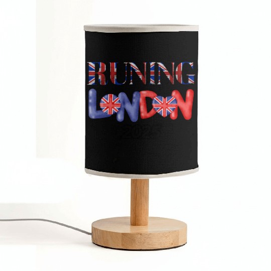 RUNING LONDON MARATHOON Fabric Lamps