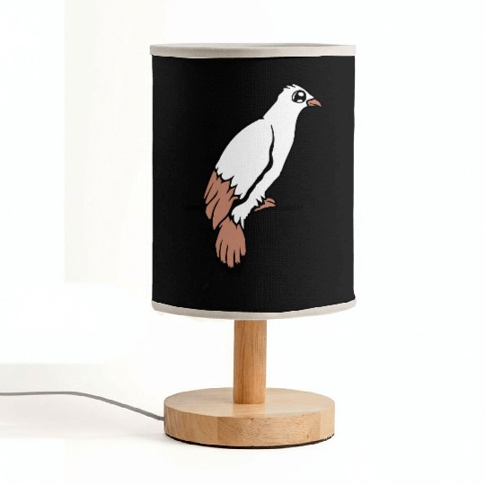 Bird raven dove sitting cable hawk eagle birdie Fabric Lamps