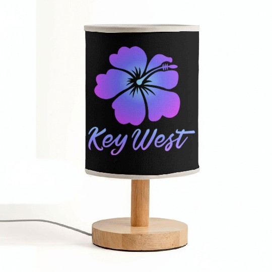 Key West Hibiscus Fabric Lamps