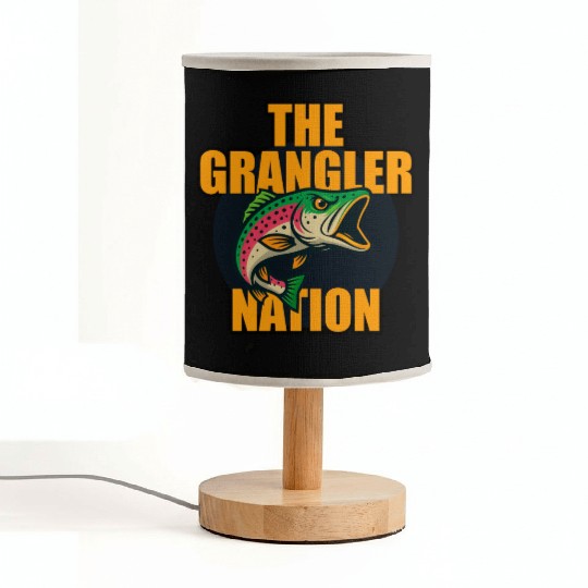 Grangler Nation (Rainbow Trout) Fabric Lamps