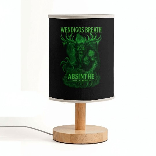 Wendigos Breath Absinthe Mock Liquor Fabric Lamps