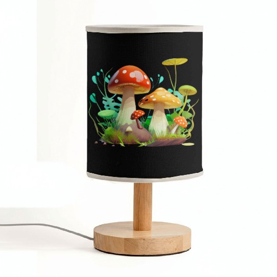 Funky Fungi – Nature’s Neon Wonder Fabric Lamps