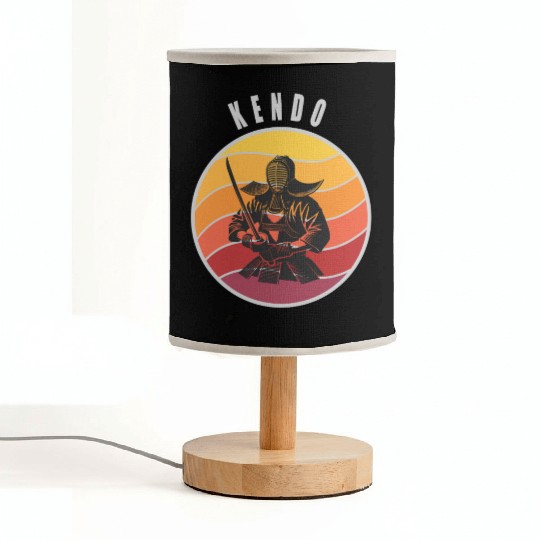 Retro Kendo Samurai Style Fabric Lamps