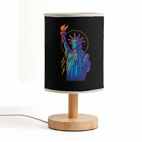 Statue of Liberty Neon Fabric Lamps Design
