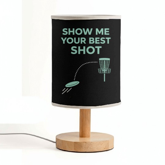 Disc Golf Coach Fabric Lamps Disc Golf Instructor Frisbee