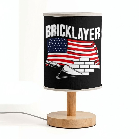 Bricklayer American Pride Craftsmanship Tribute Fabric Lamps