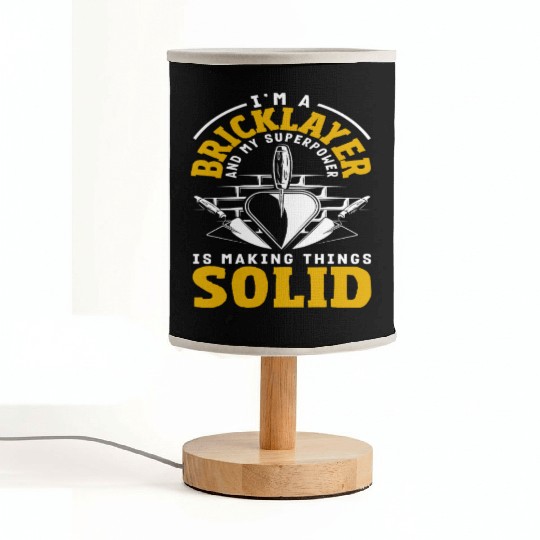 Bricklayer Superpower Making Things Solid Fabric Lamps