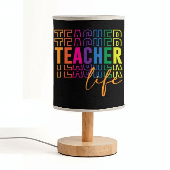 Teacher Life Fabric Lamps