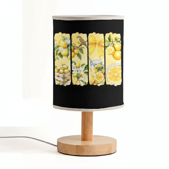 Summer Lemon Easy Peasy Fabric Lamps