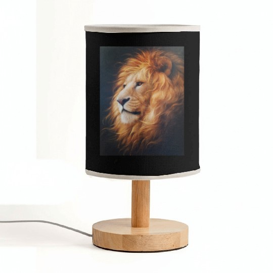 Lion designer logo Fabric Lamps
