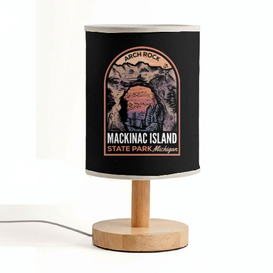 Mackinac Island Fabric Lamps