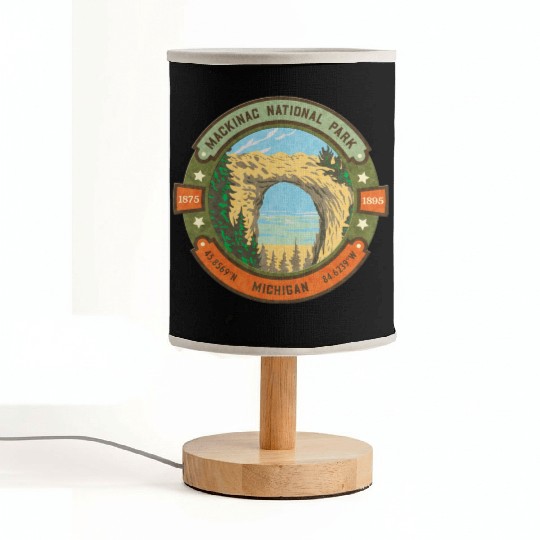 Mackinac Island Fabric Lamps
