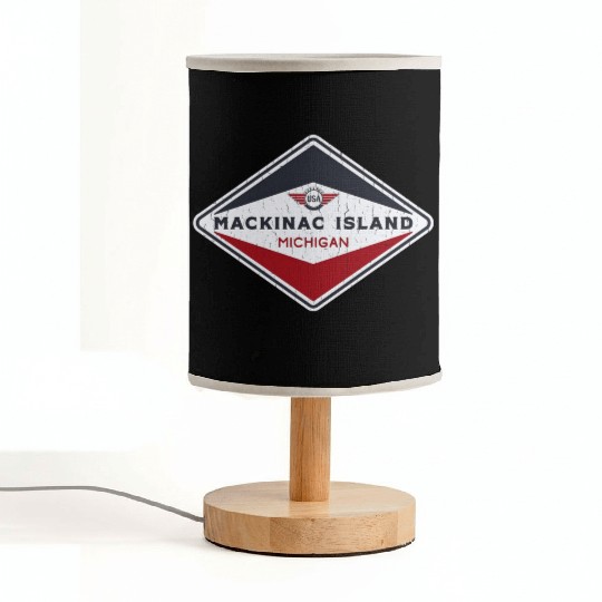 Mackinac Island Fabric Lamps