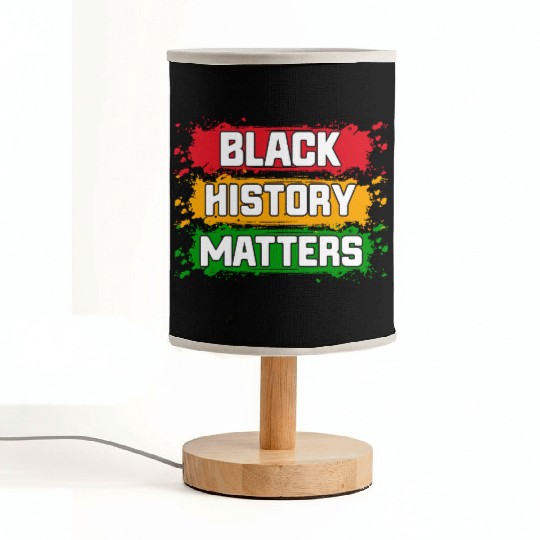 Juneteenth Pride Black History Matters Fabric Lamps