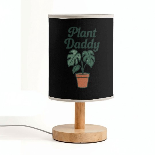 Plant Daddy Greenhouse Humor Fabric Lamps