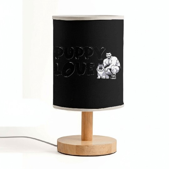 Puppy Love Fabric Lamps