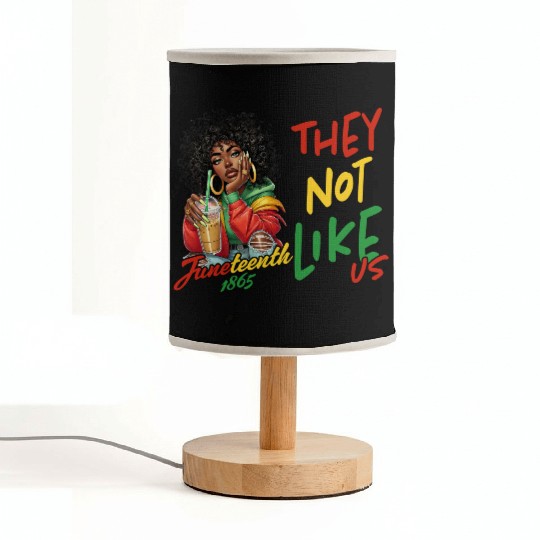 Juneteenth They not like us Fabric Lamps