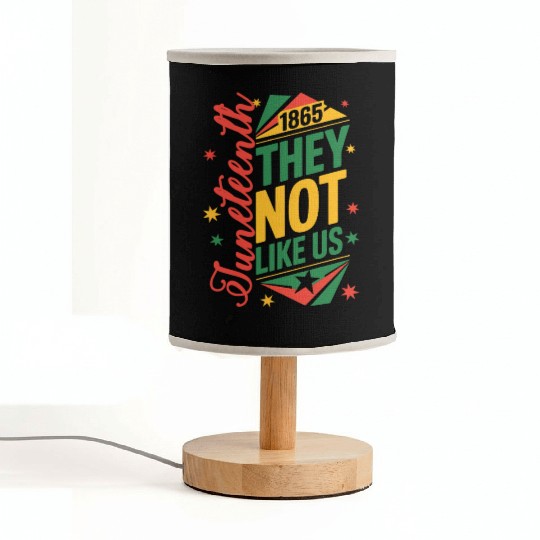 Juneteenth They Not Like Us Fabric Lamps