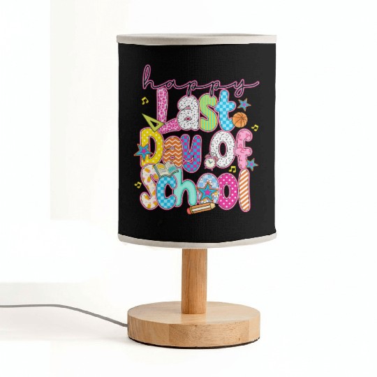 Last Day of School Teacher Summer Fabric Lamps