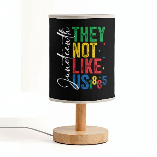 They Not Like Us Juneteenth Fabric Lamps