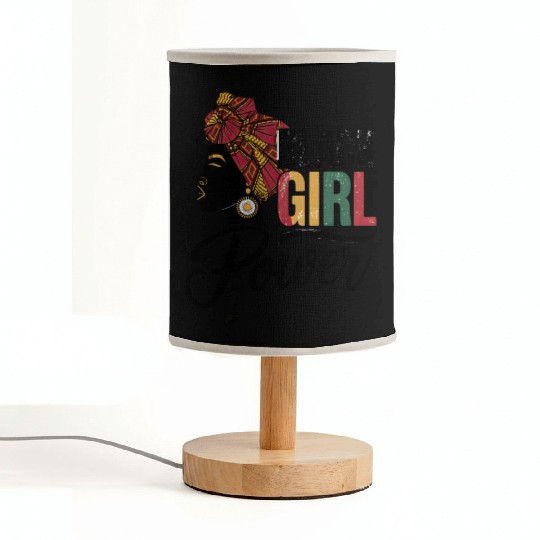Juneteenth BLACK GIRL Power Fabric Lamps