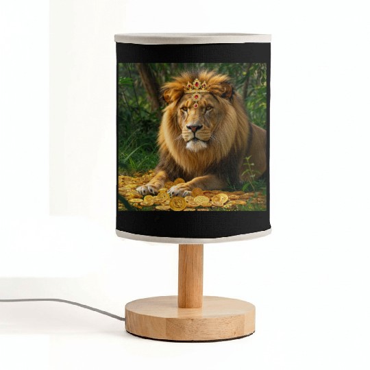 Lion coin Fabric Lamps