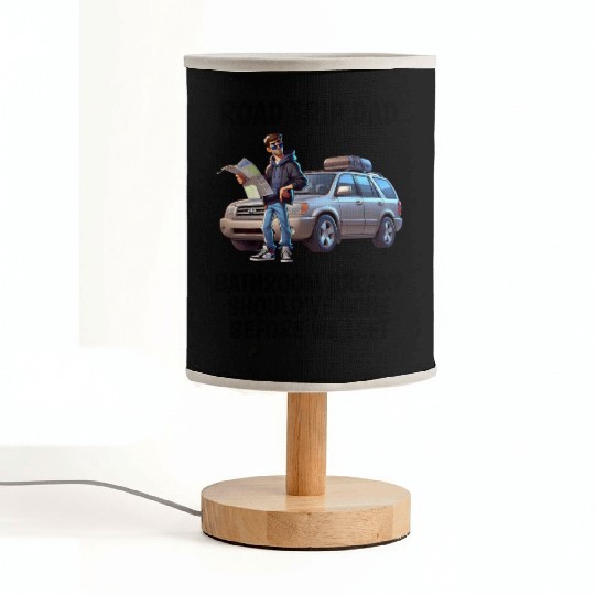 Road Trip Dad Design Fabric Lamps