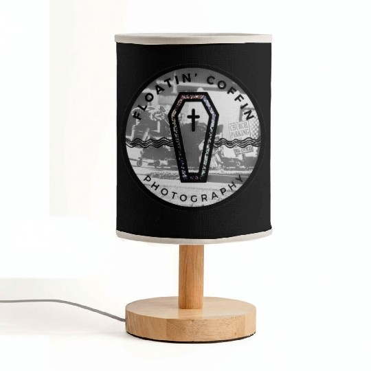 BlacknWhite Coffin Homeless Street Famiy Give Back Fabric Lamps