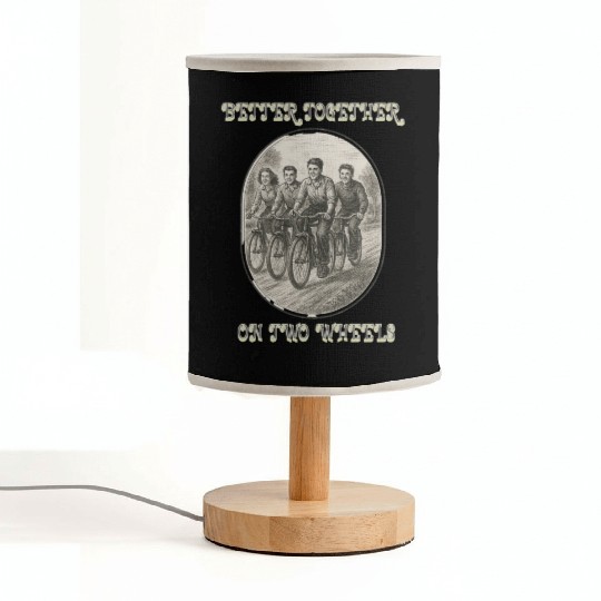 Better Together on Two Wheels Fabric Lamps
