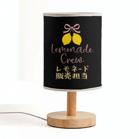 Lemonade Crew Coquette Bow Fabric Lamps