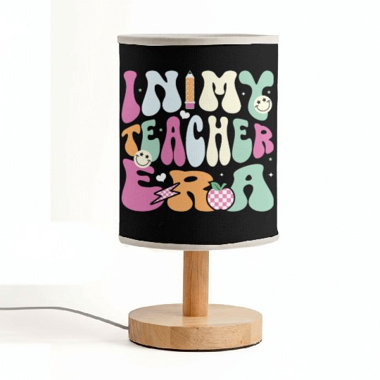 In My Teacher Era, Teacher Appreciation Gift Fabric Lamps