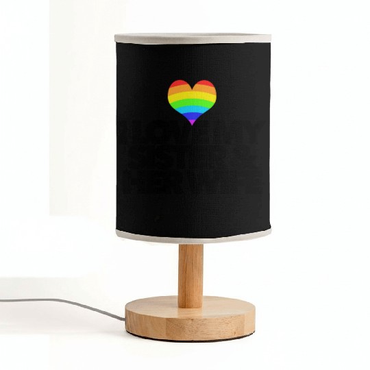 I love my sister & her wife lesbian gay rights Fabric Lamps