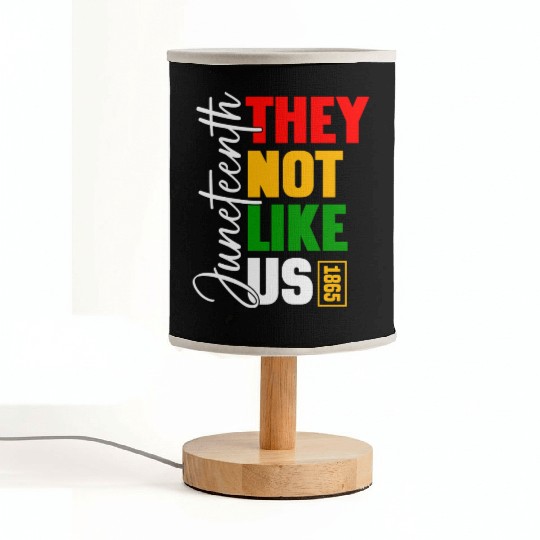 Juneteenth They Not Like Us Fabric Lamps