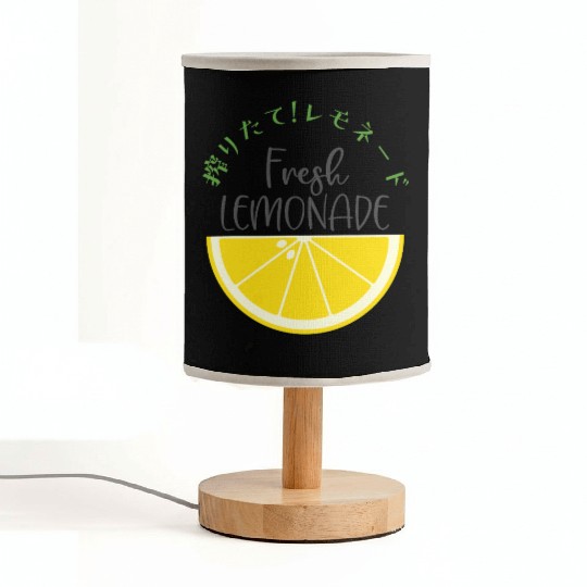 Fresh Lemonade Lemon Slice Fabric Lamps