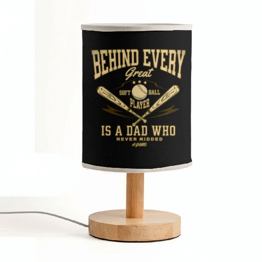 Softball Dad Pride Fabric Lamps