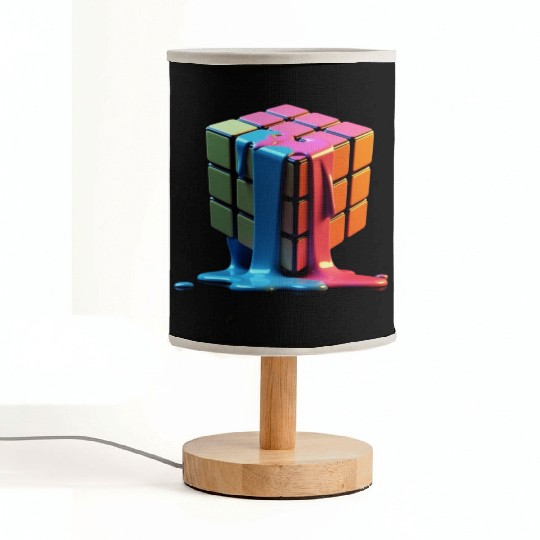 Rubiks Cube Fabric Lamps